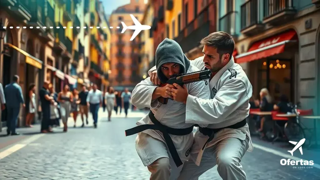 Irmãos brasileiros usam jiu-jitsu para capturar ladrão em Barcelona