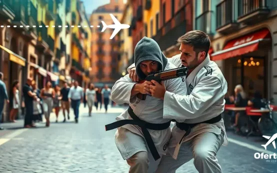 Irmãos brasileiros usam jiu-jitsu para capturar ladrão em Barcelona
