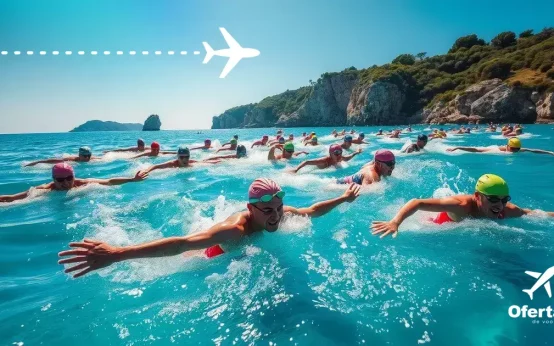 O fenômeno das férias ativas: Desbravando o UltraSwim 33.3 na Croácia